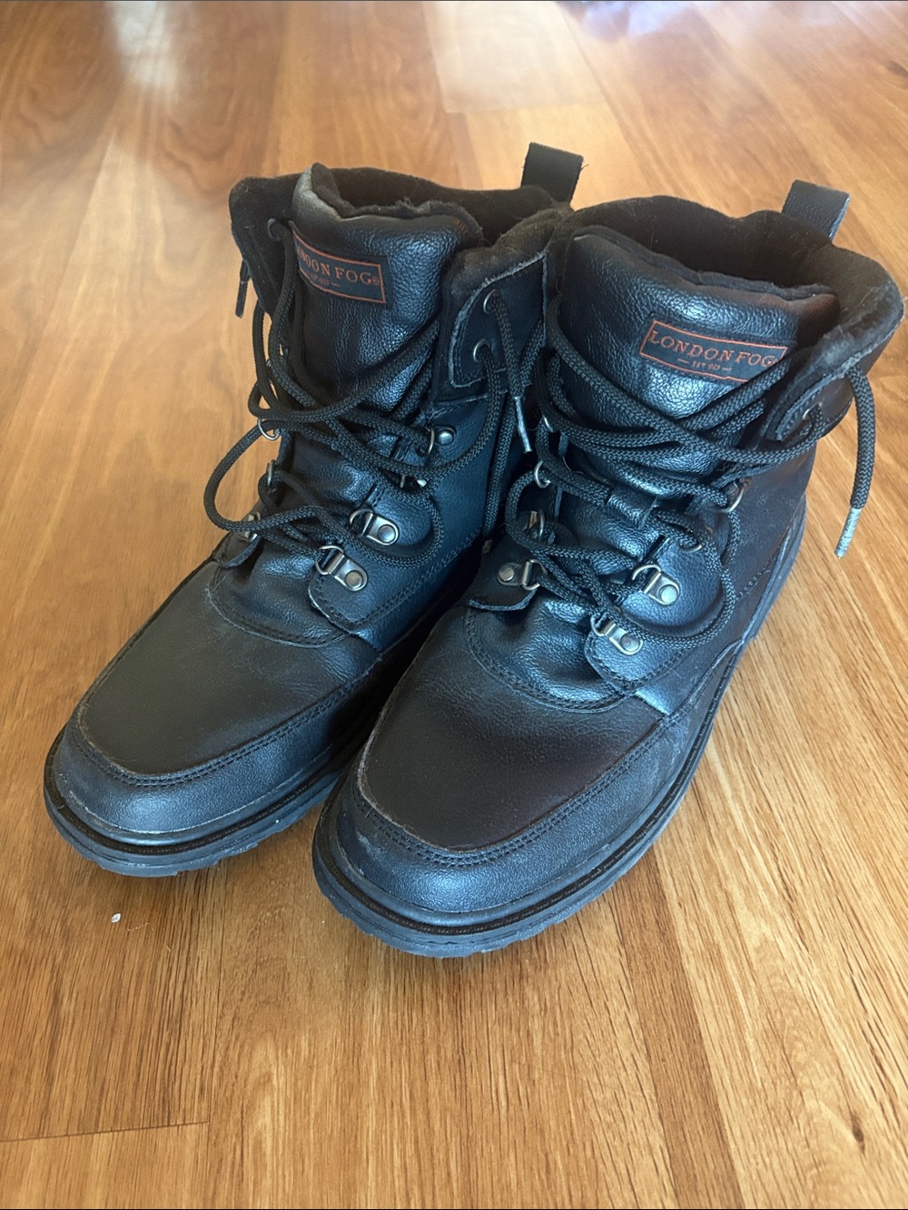 London Fog men’s insulated winter boots